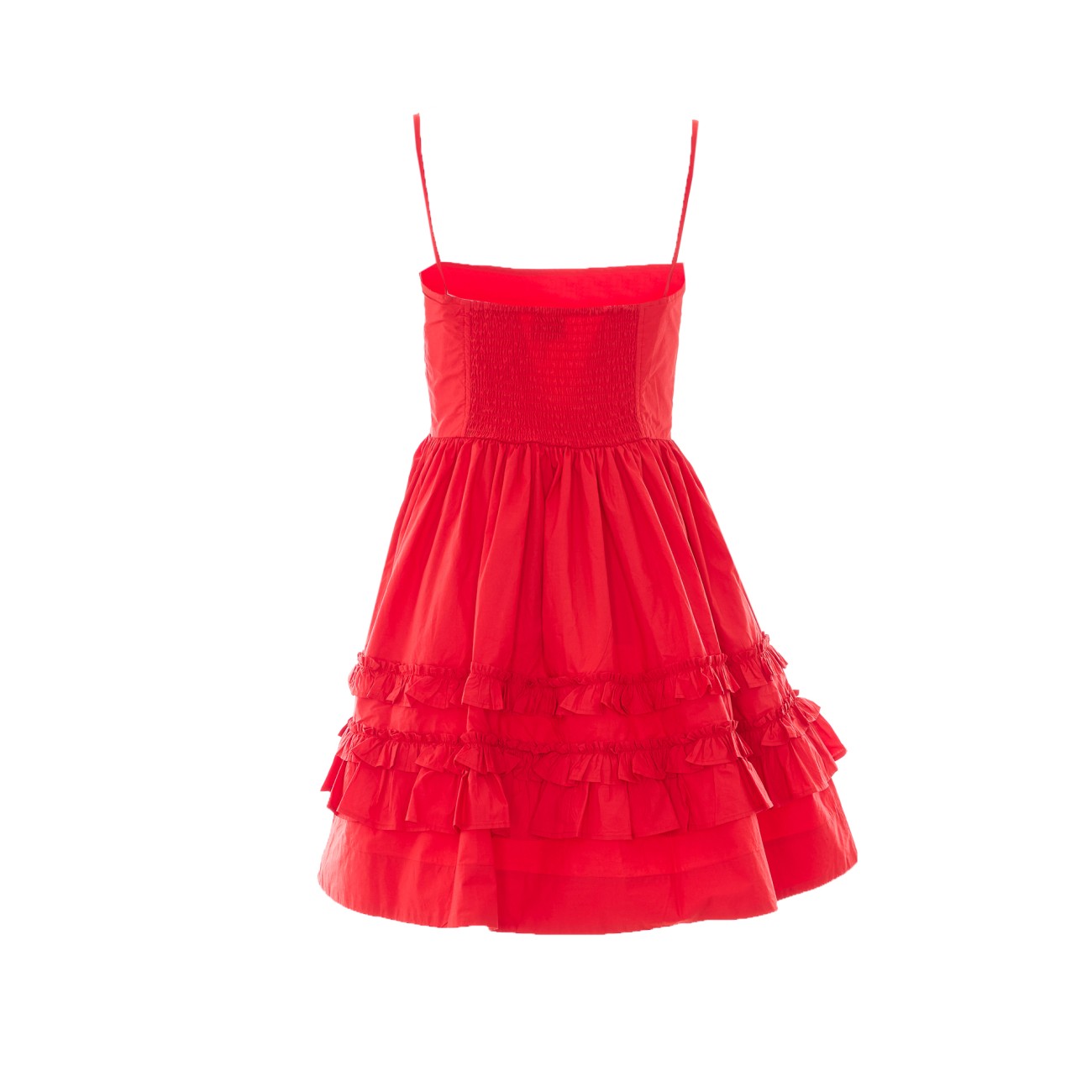 Ganni Women Mini Frill Dress GANNI