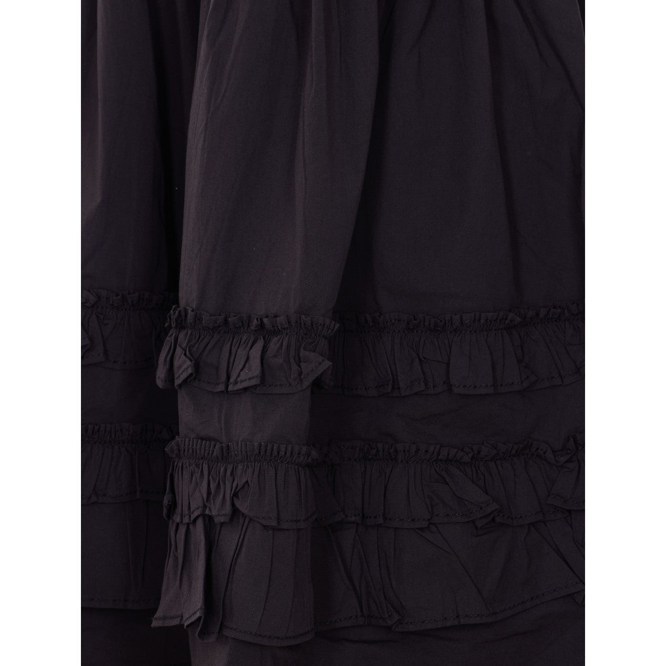 Ganni Women Mini Frill Dress GANNI