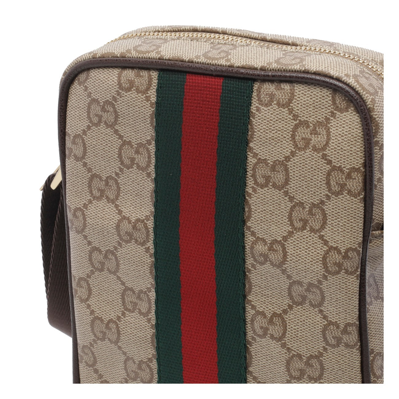 Gucci Men Mini Gg And Web Crossbody Bag GUCCI