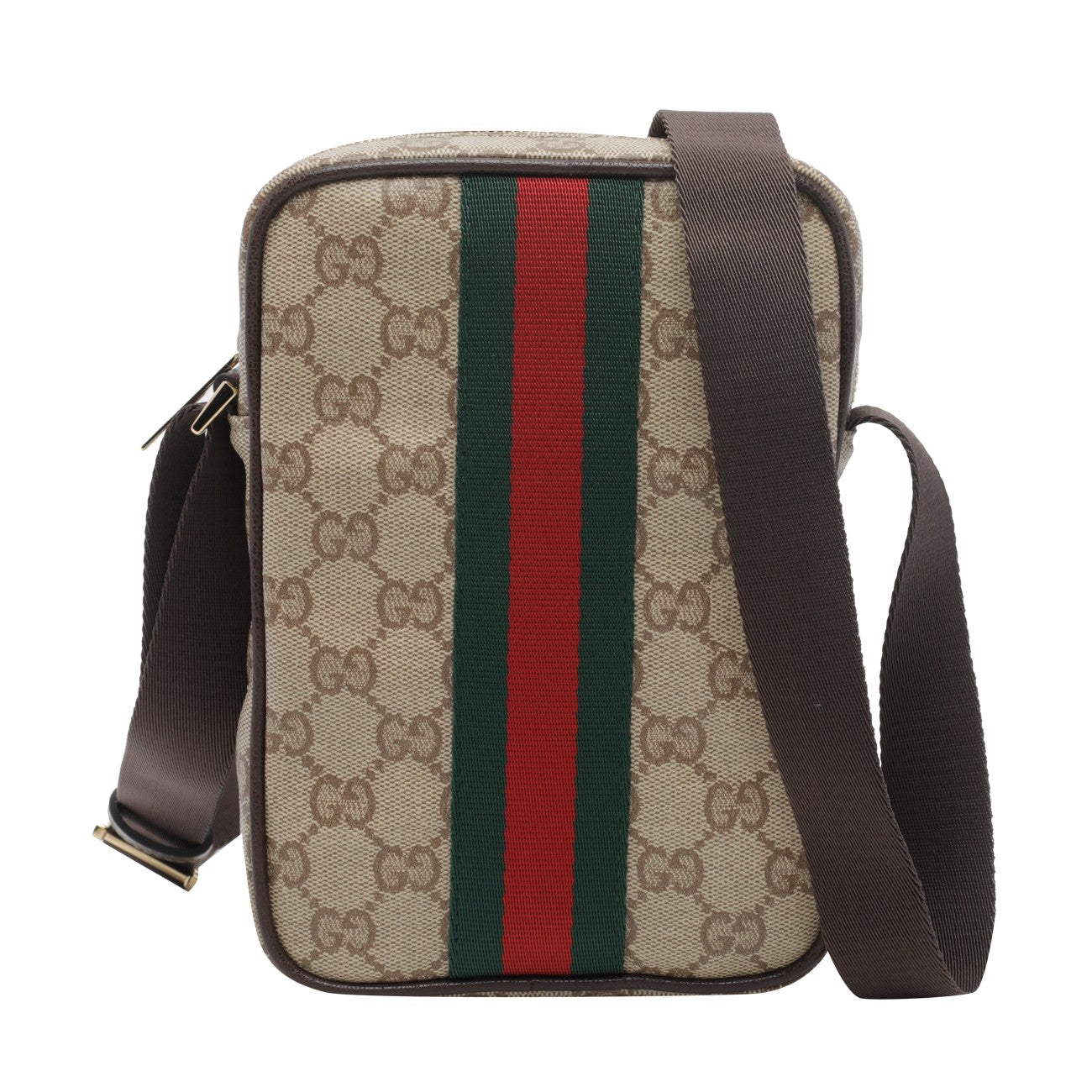 Gucci Men Mini Gg And Web Crossbody Bag GUCCI