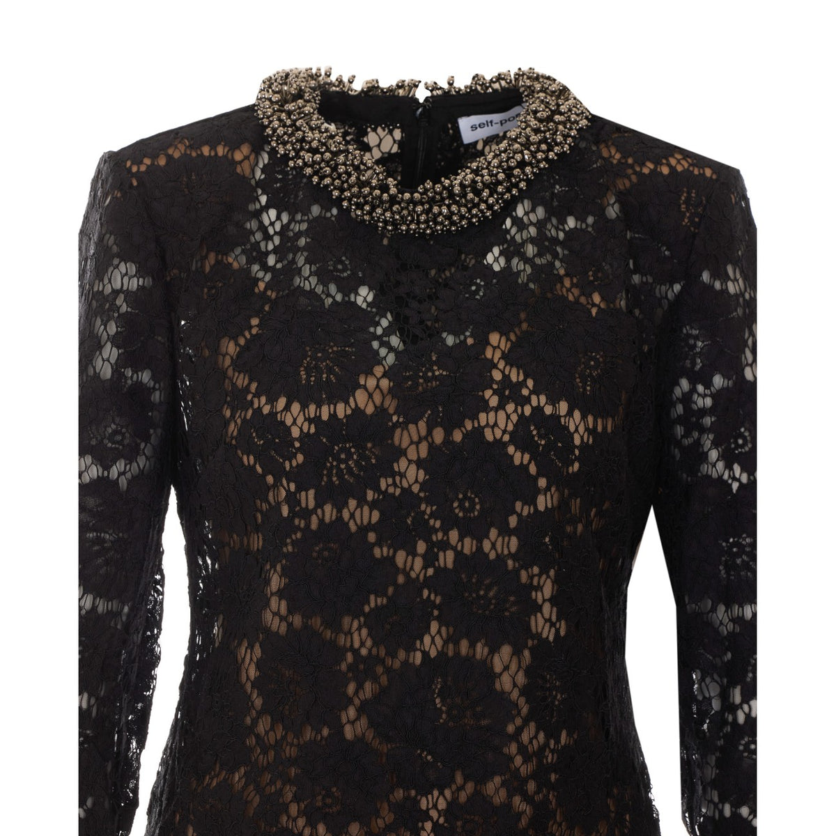 Self Portrait Women Mini Lace Long Sleeves Dress SELF-PORTRAIT