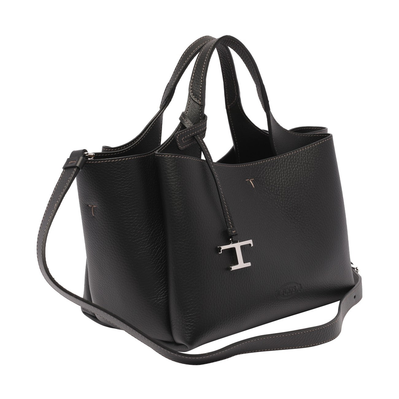 Tod's Women Mini Leather Handbag With T Timeless Charm TOD'S