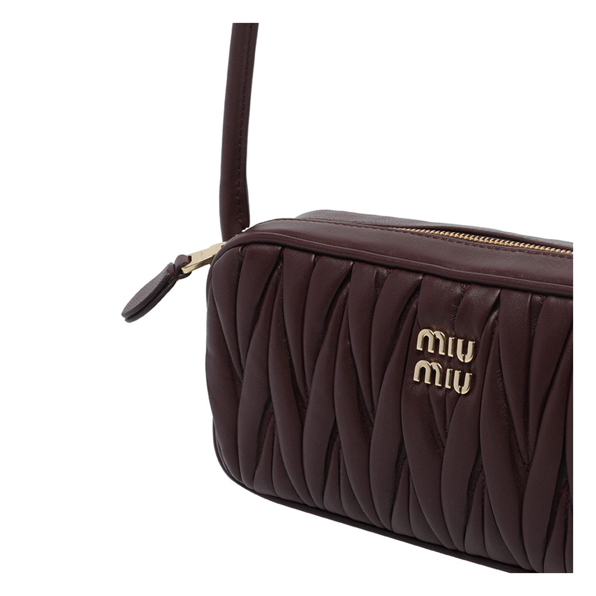 Miu Miu Women Mini Logo Matelasse' Pouch MIU MIU