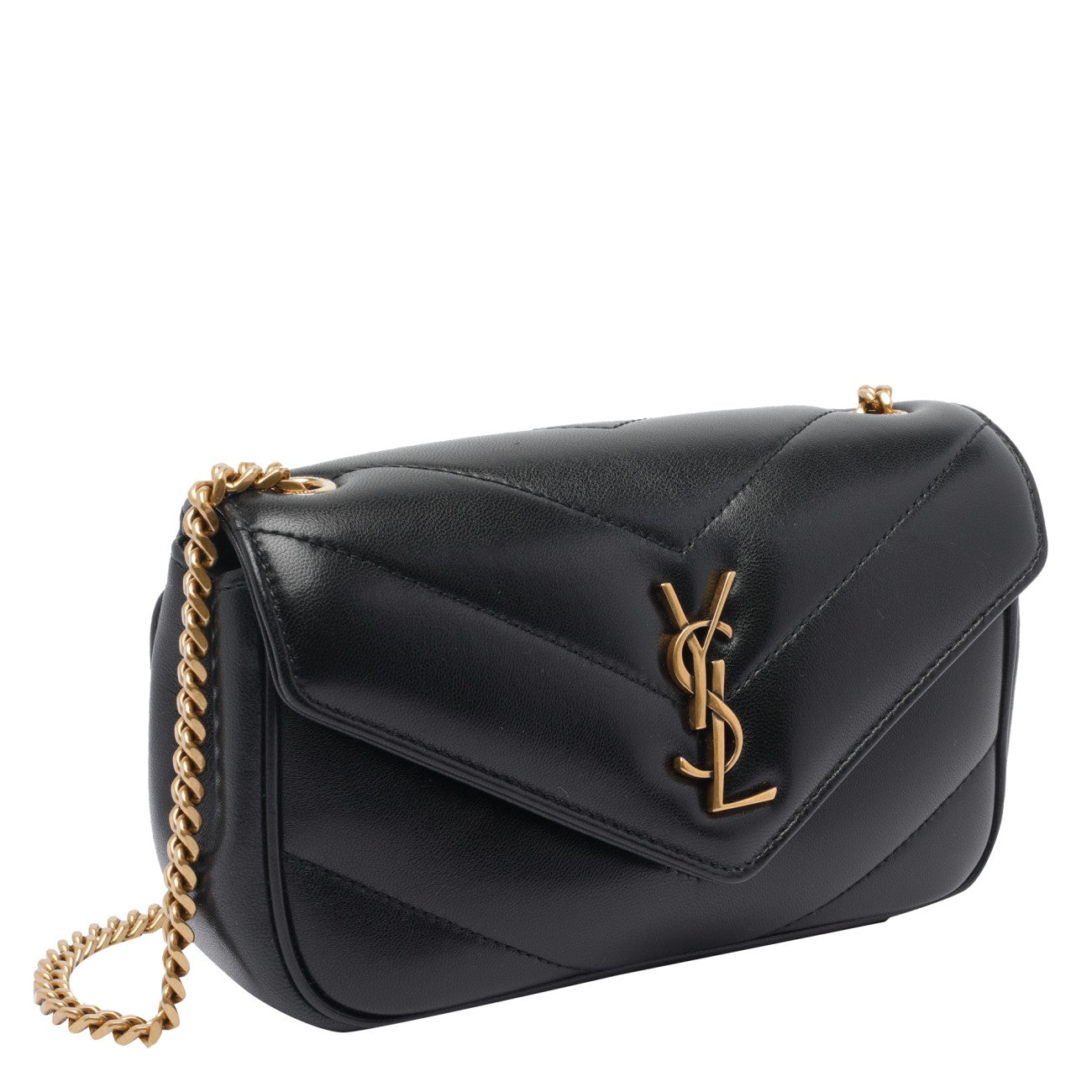 Saint Laurent Women Mini Loulou Crossbody Bag