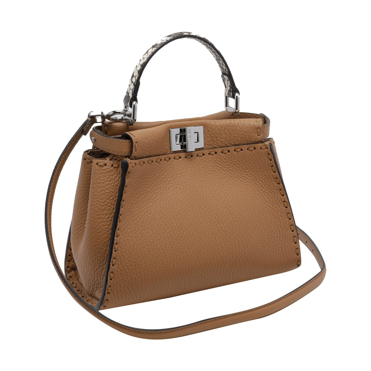 Fendi Women Mini Peekaboo Handbag