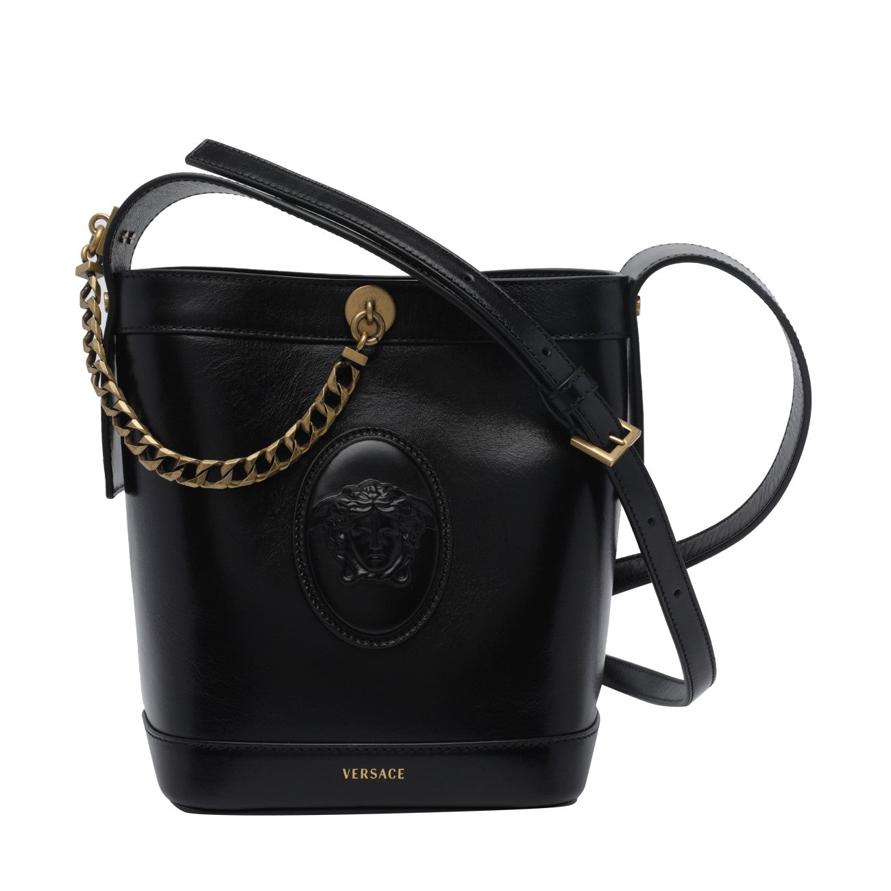 Versace Women Mini Pivot Bucket Bag VERSACE