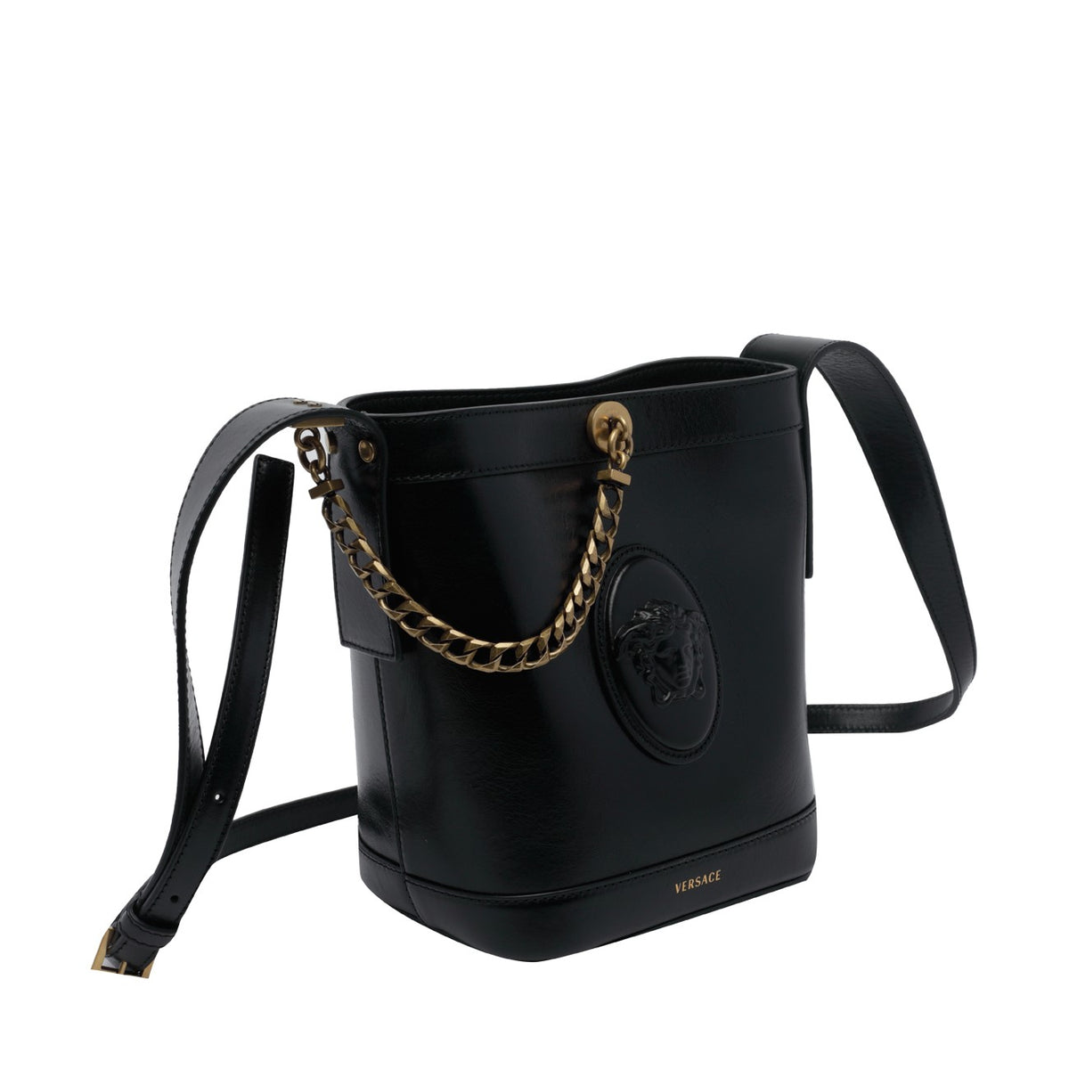 Versace Women Mini Pivot Bucket Bag VERSACE