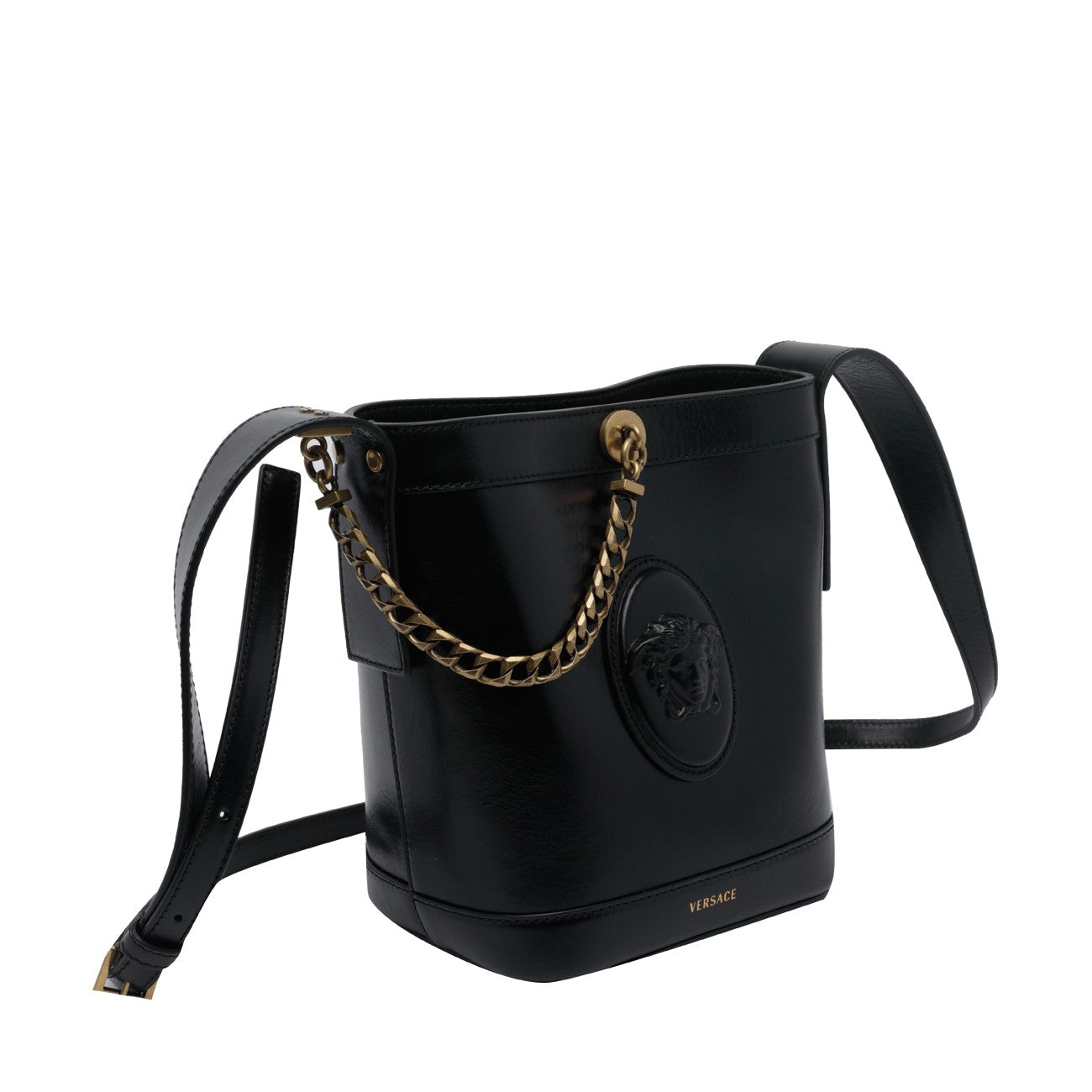 Versace Women Mini Pivot Bucket Bag VERSACE