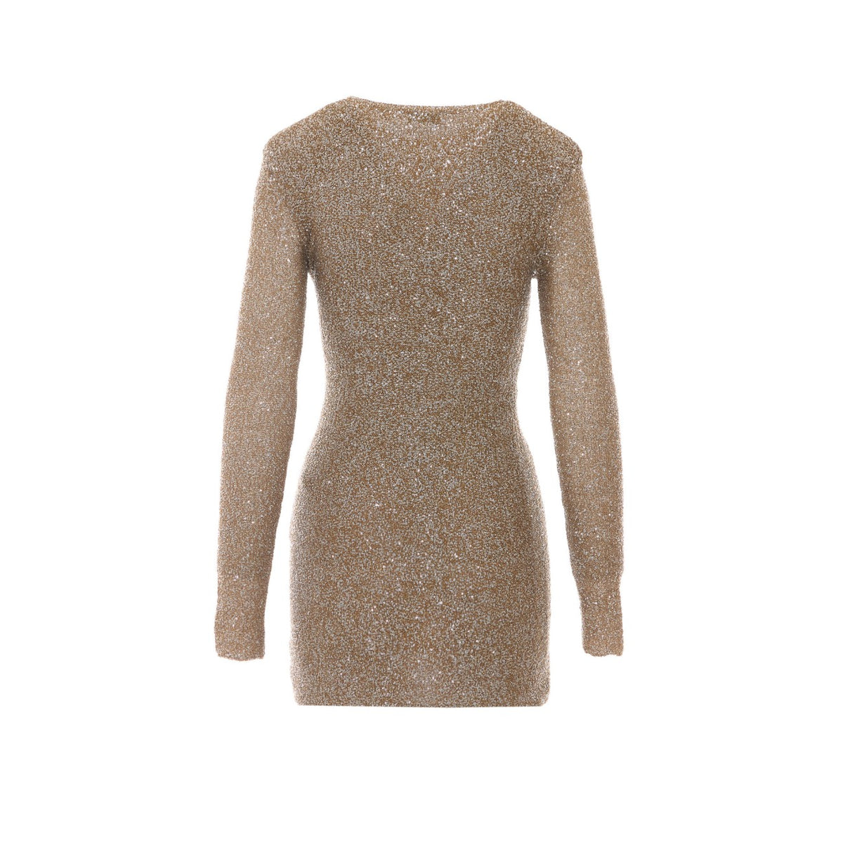Saint Laurent Women Mini Sequin Knitted Dress SAINT LAURENT