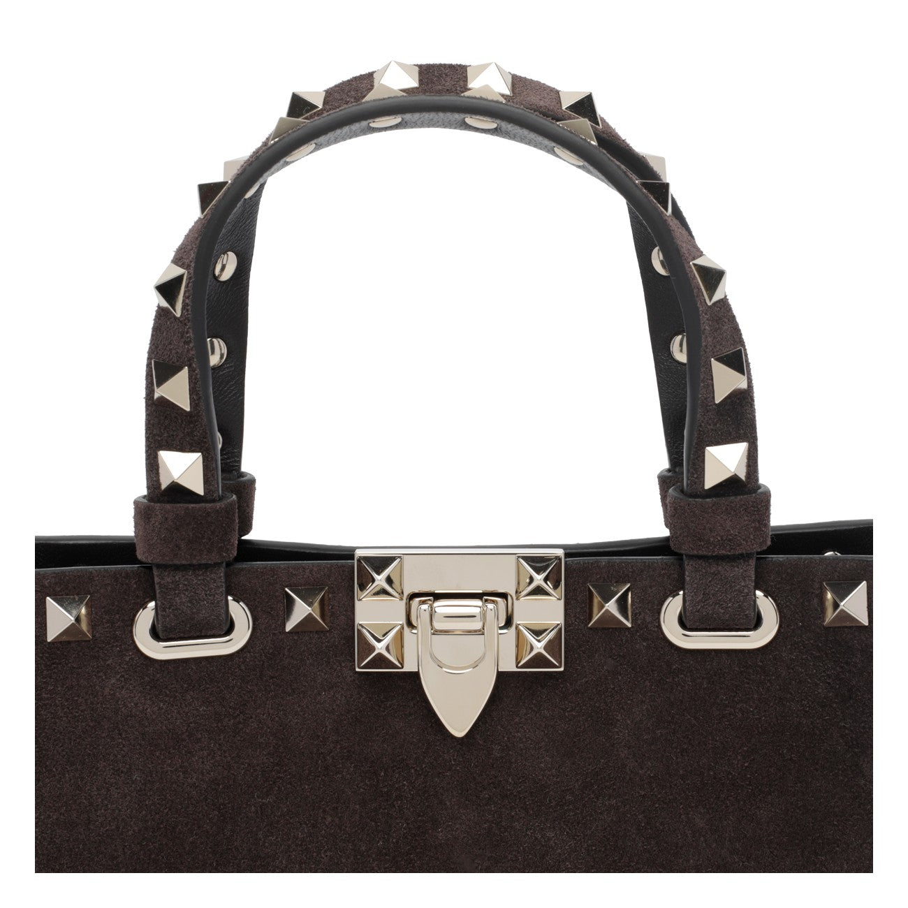 Valentino Garavani Women Mini Suede Rockstud Handbag VALENTINO GARAVANI