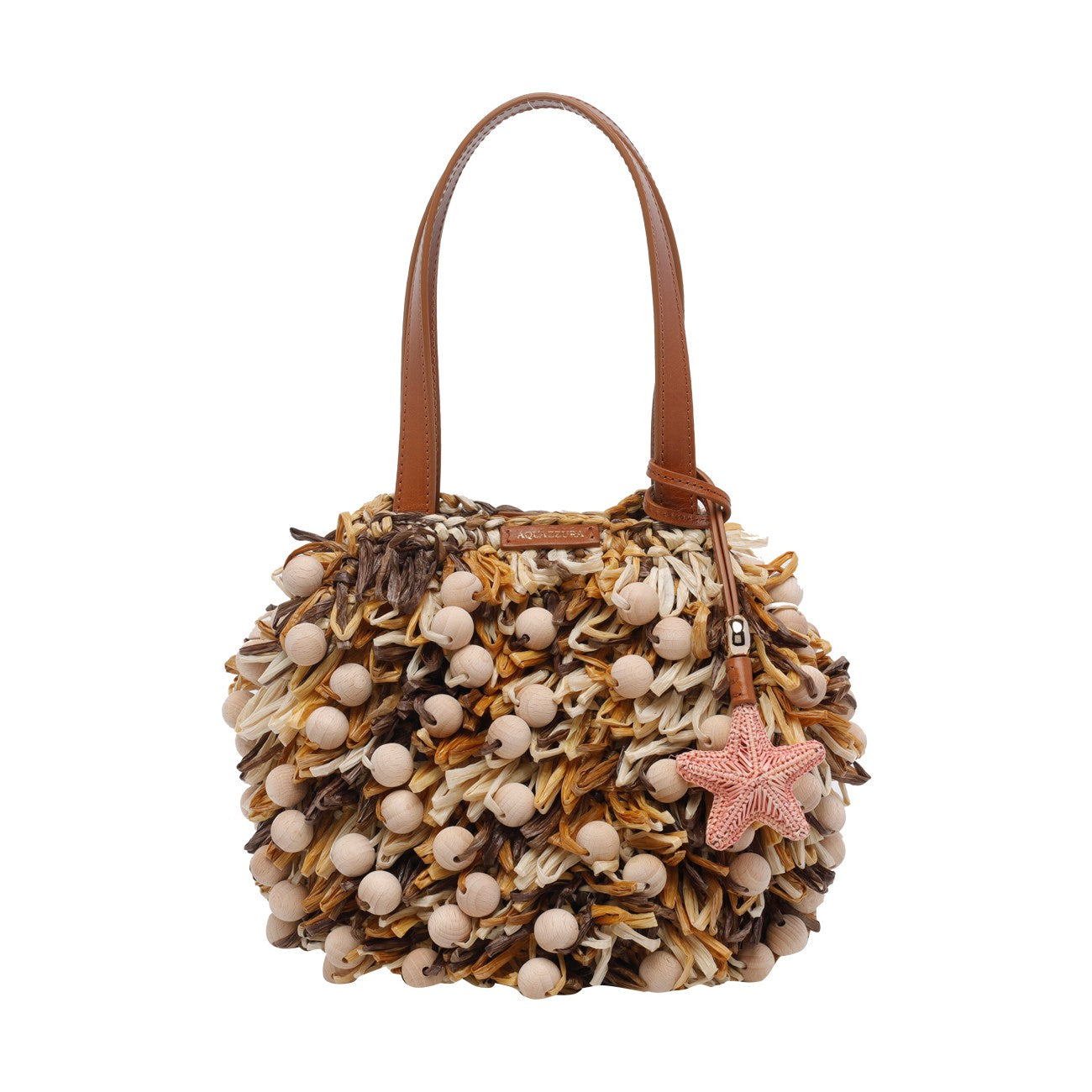 Aquazzura Women Mini Wood Pom Pom Handbag AQUAZZURA