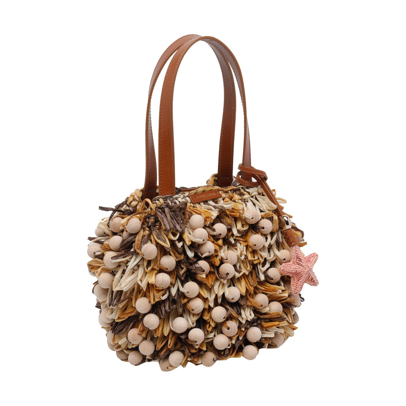 Aquazzura Women Mini Wood Pom Pom Handbag AQUAZZURA