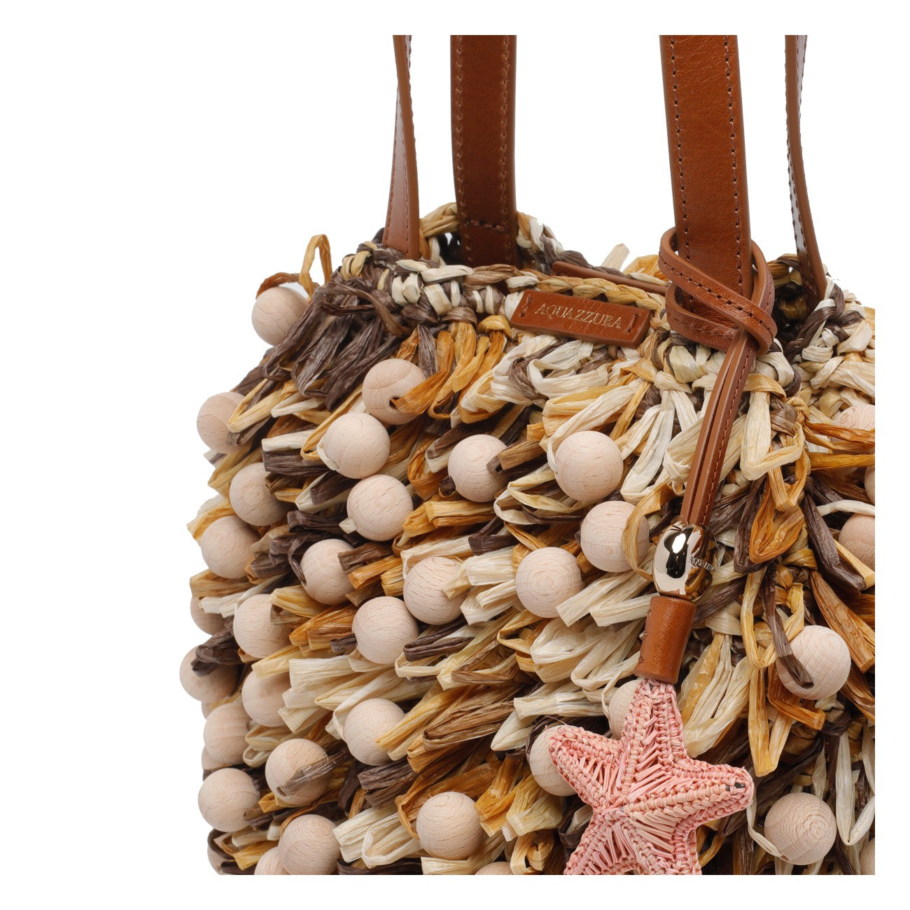 Aquazzura Women Mini Wood Pom Pom Handbag AQUAZZURA