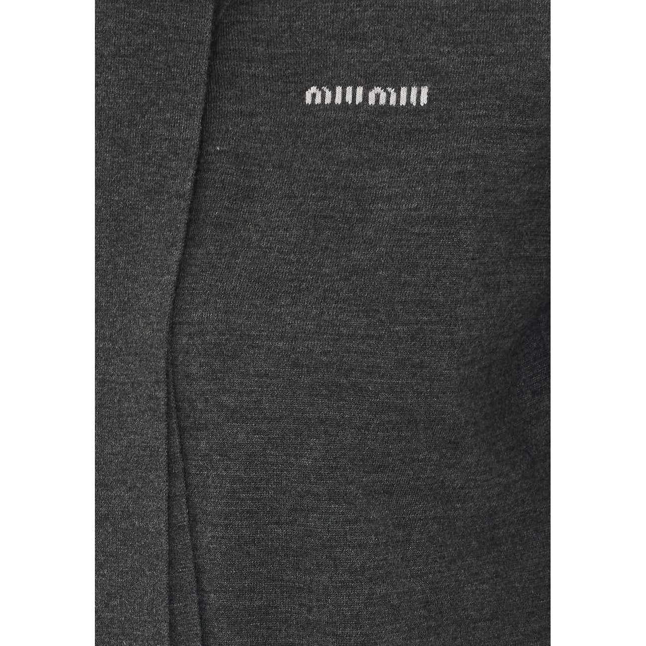 Miu Miu Women Miu Miu Logo Cardigan MIU MIU