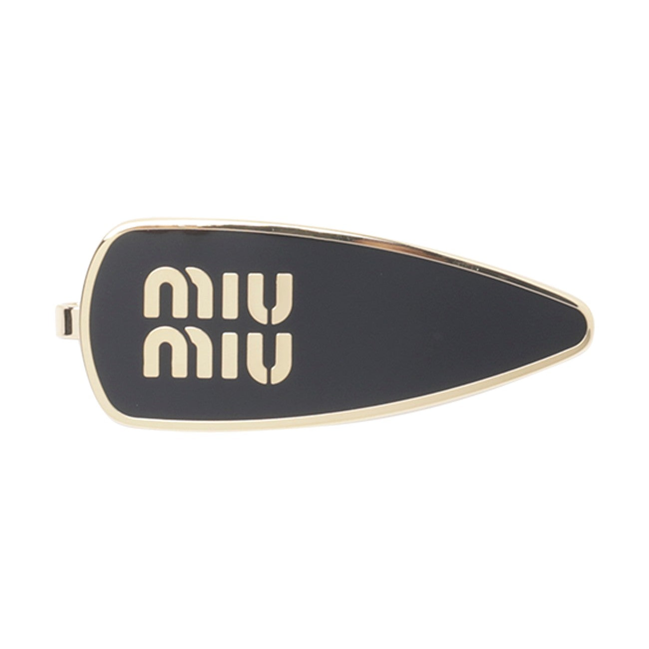 Miu Miu Women Miu Miu Logo Enameled Hair Clip MIU MIU
