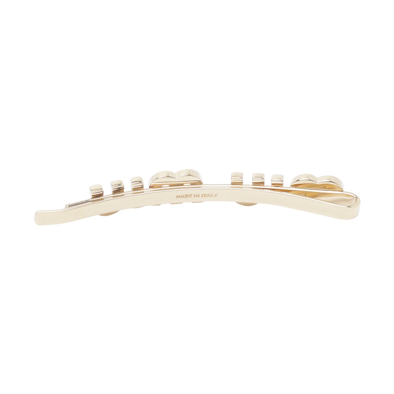 Miu Miu Women Miu Miu Logo Enameled Metal Hair Clip MIU MIU