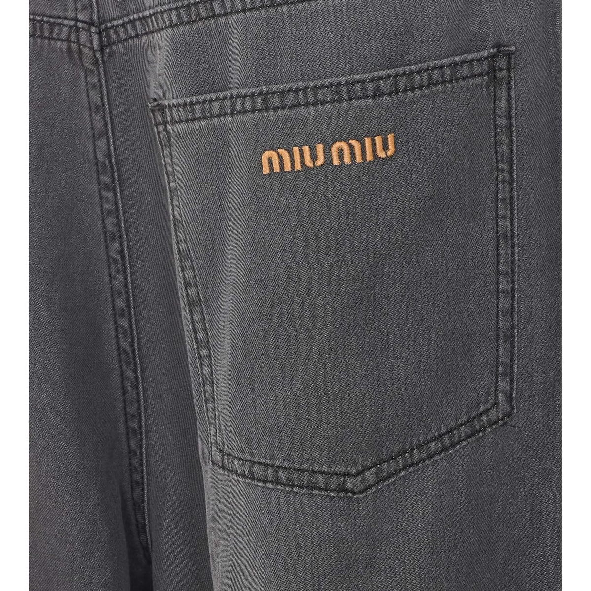 Miu Miu Women Miu Miu Logo Jeans MIU MIU