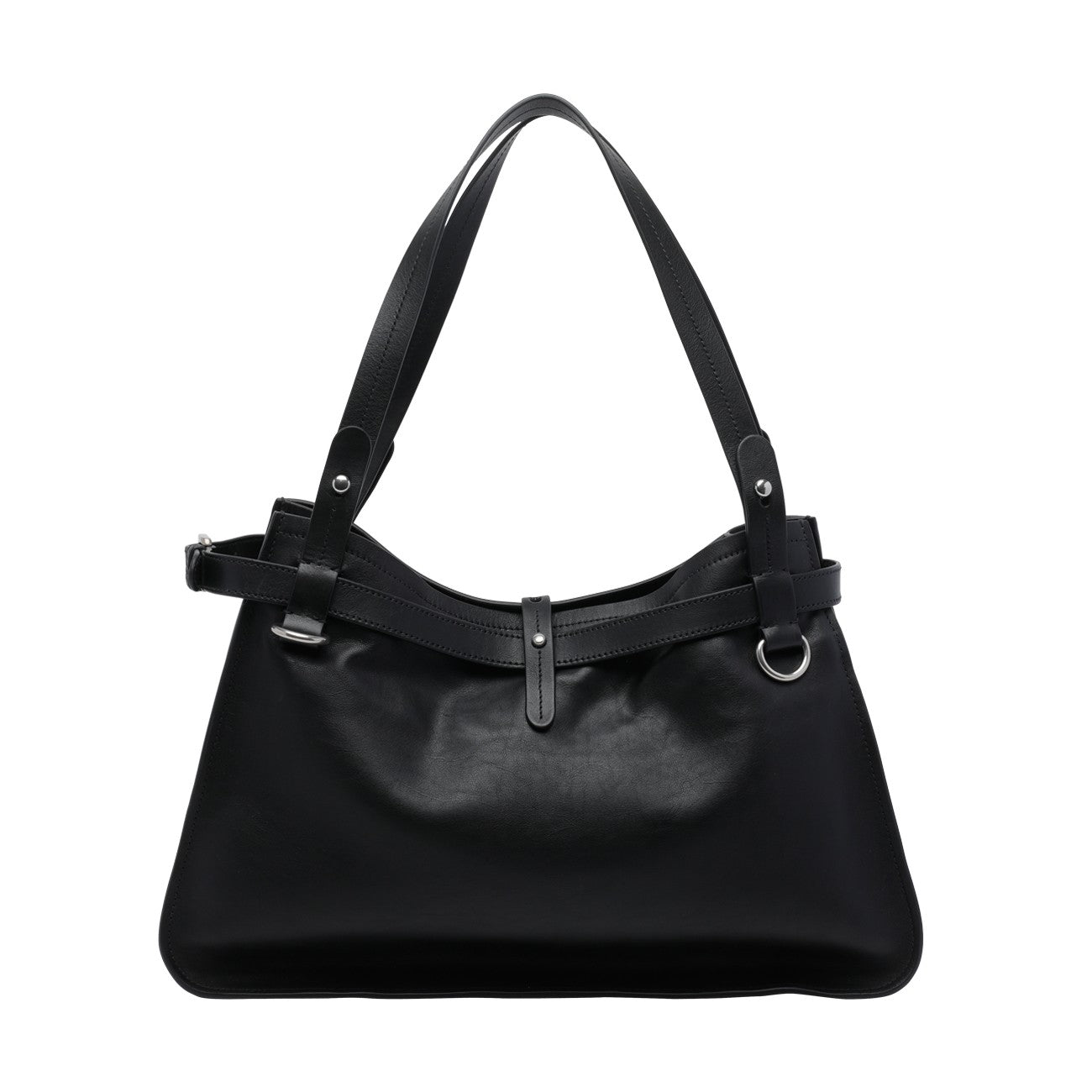 Miu Miu Women Miu Miu Logo Leather Shoulder Bag MIU MIU