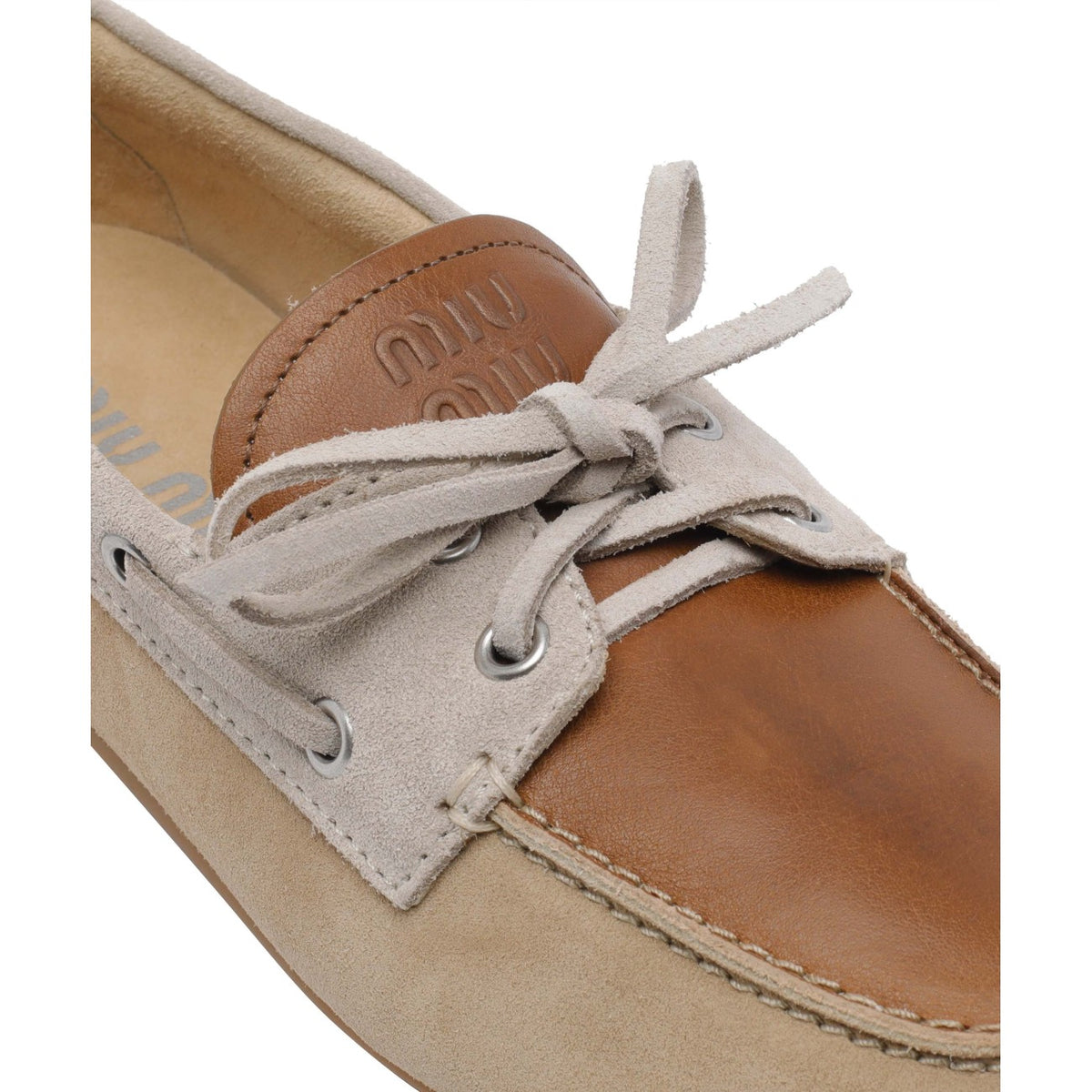 Miu Miu Women Miu Miu Logo Loafers MIU MIU