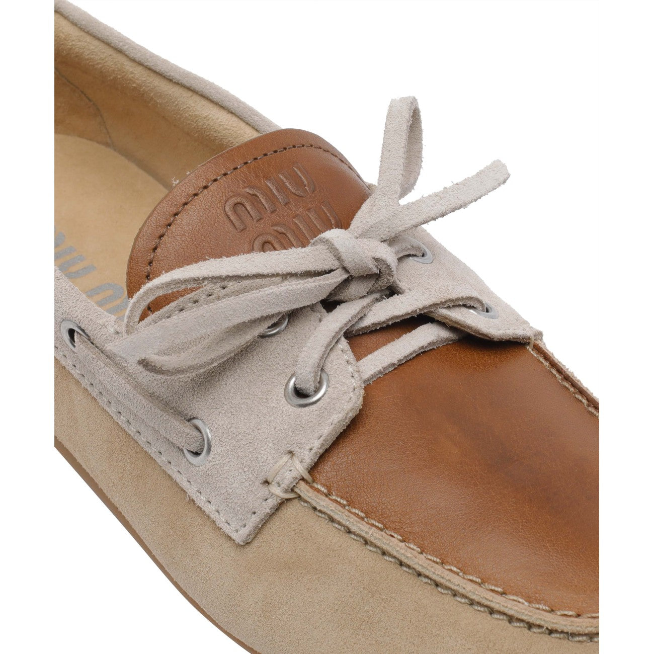 Miu Miu Women Miu Miu Logo Loafers MIU MIU