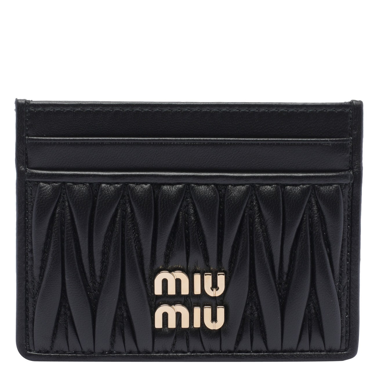 Miu Miu Women Miu Miu Logo Matelasse' Cards Holder MIU MIU
