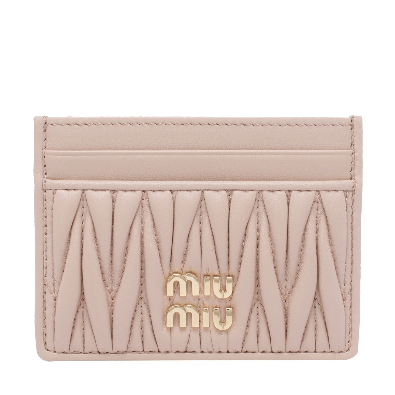 Miu Miu Women Miu Miu Logo Matelasse' Cards Holder MIU MIU