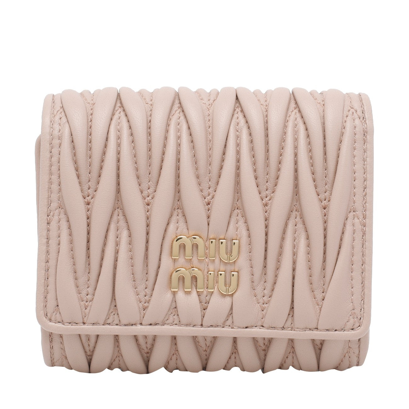 Miu Miu Women Miu Miu Logo Matelasse' Wallet MIU MIU