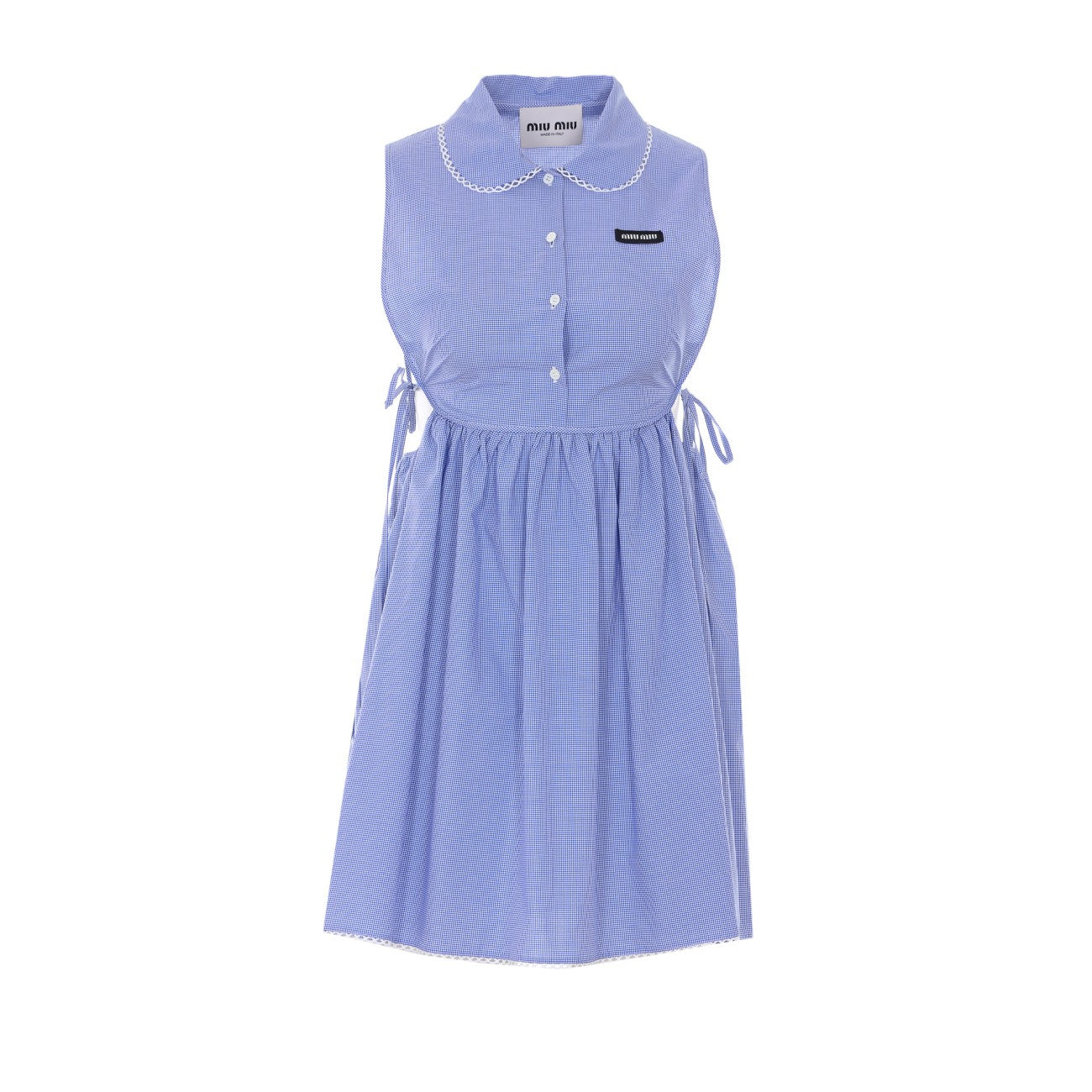Miu Miu Women Miu Miu Logo Mini Dress MIU MIU