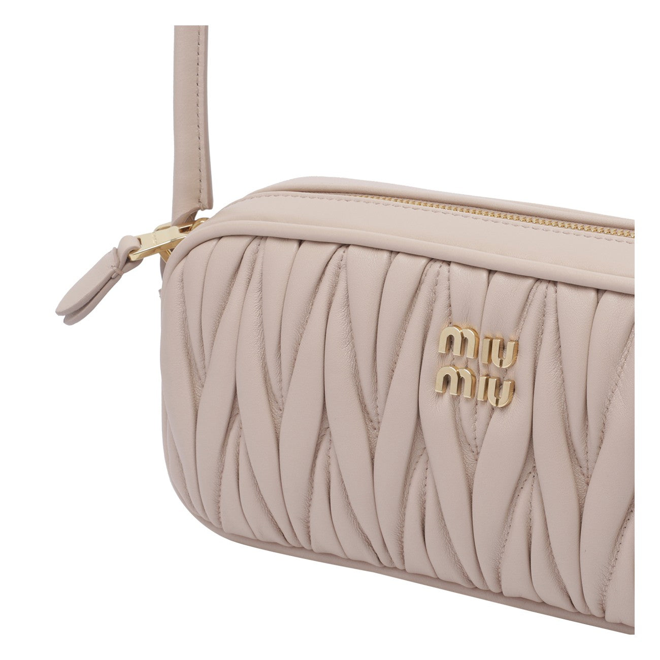 Miu Miu Women Miu Miu Logo Nappa Matelasse' Pouch MIU MIU
