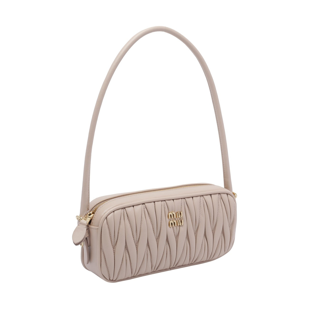 Miu Miu Women Miu Miu Logo Nappa Matelasse' Pouch MIU MIU