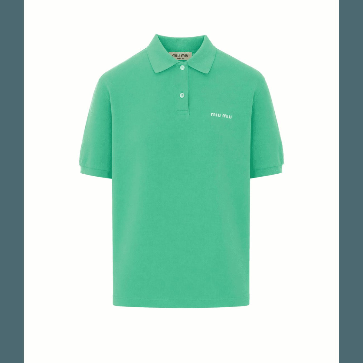 Miu Miu Women Miu Miu Logo Polo MIU MIU