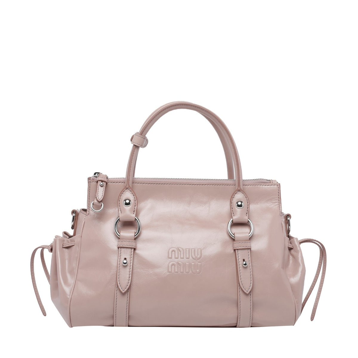 Miu Miu Women Miu Miu Shiny Leather Handbag MIU MIU