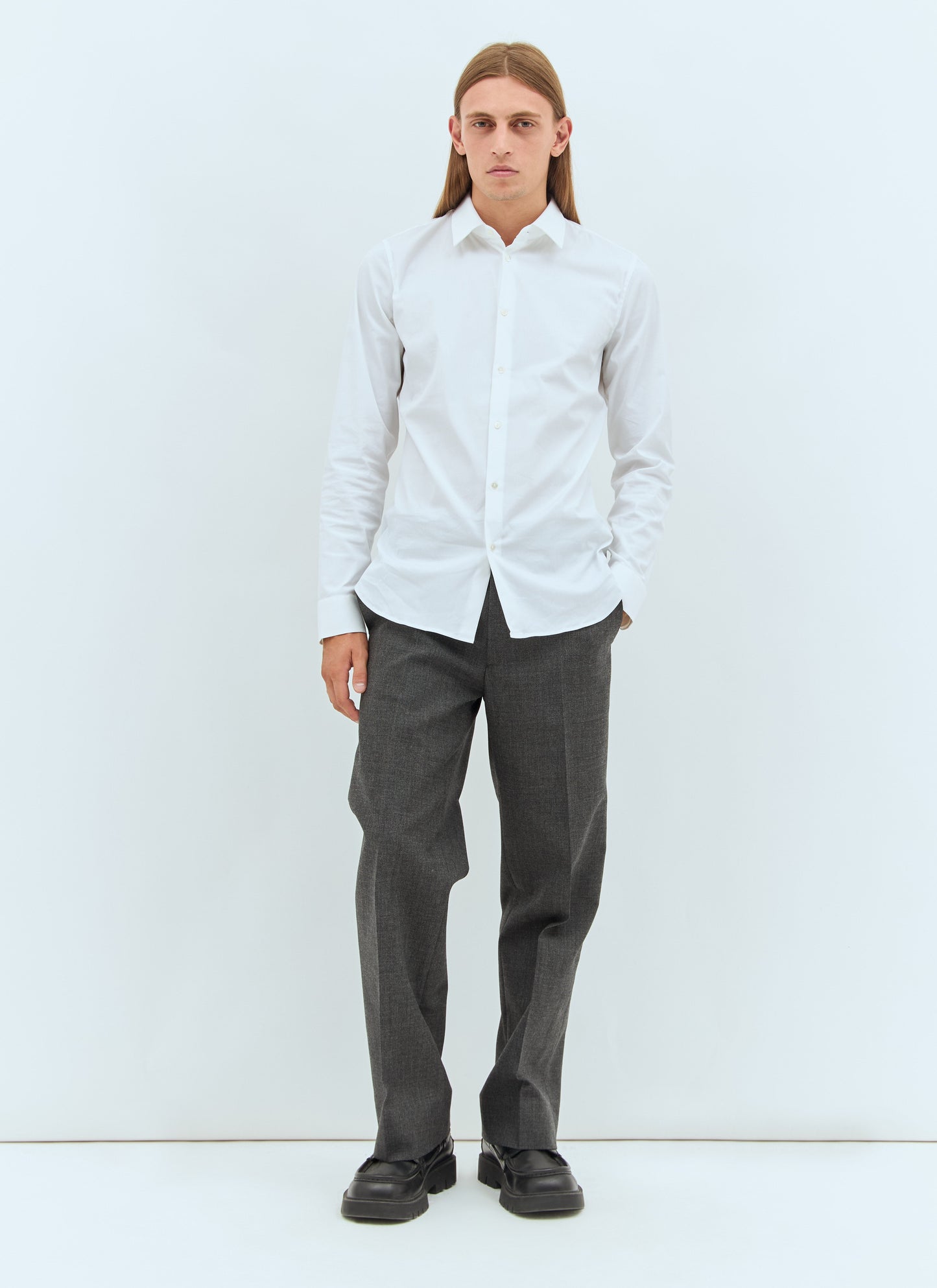 Miu Miu Men Marled Wool Pants MIU MIU