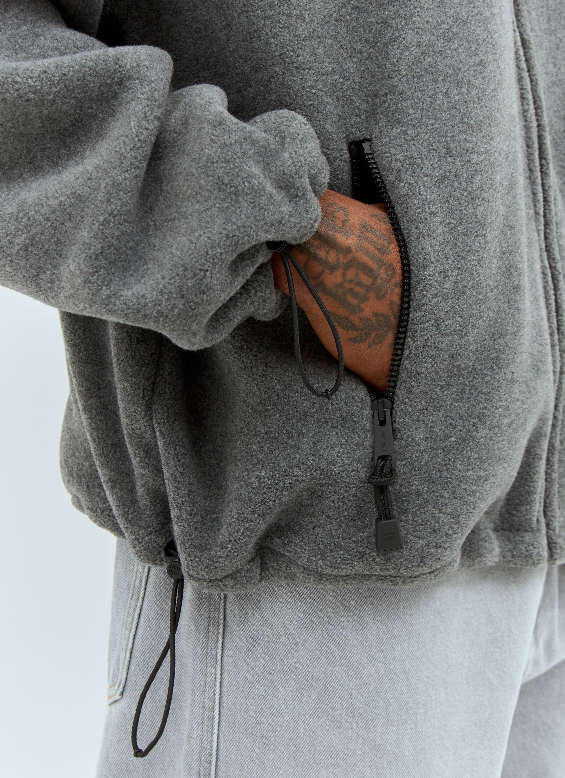 Miu Miu Men Fleece Sweatshirt MIU MIU