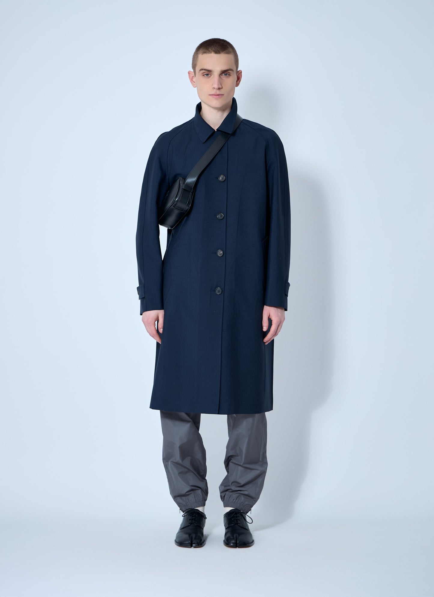 Miu Miu Men Single-Breasted Mohair Coat MIU MIU