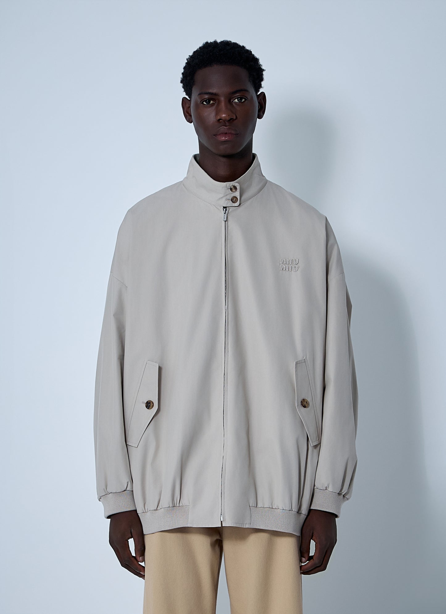 Miu Miu Men Panama Blouson Jacket MIU MIU