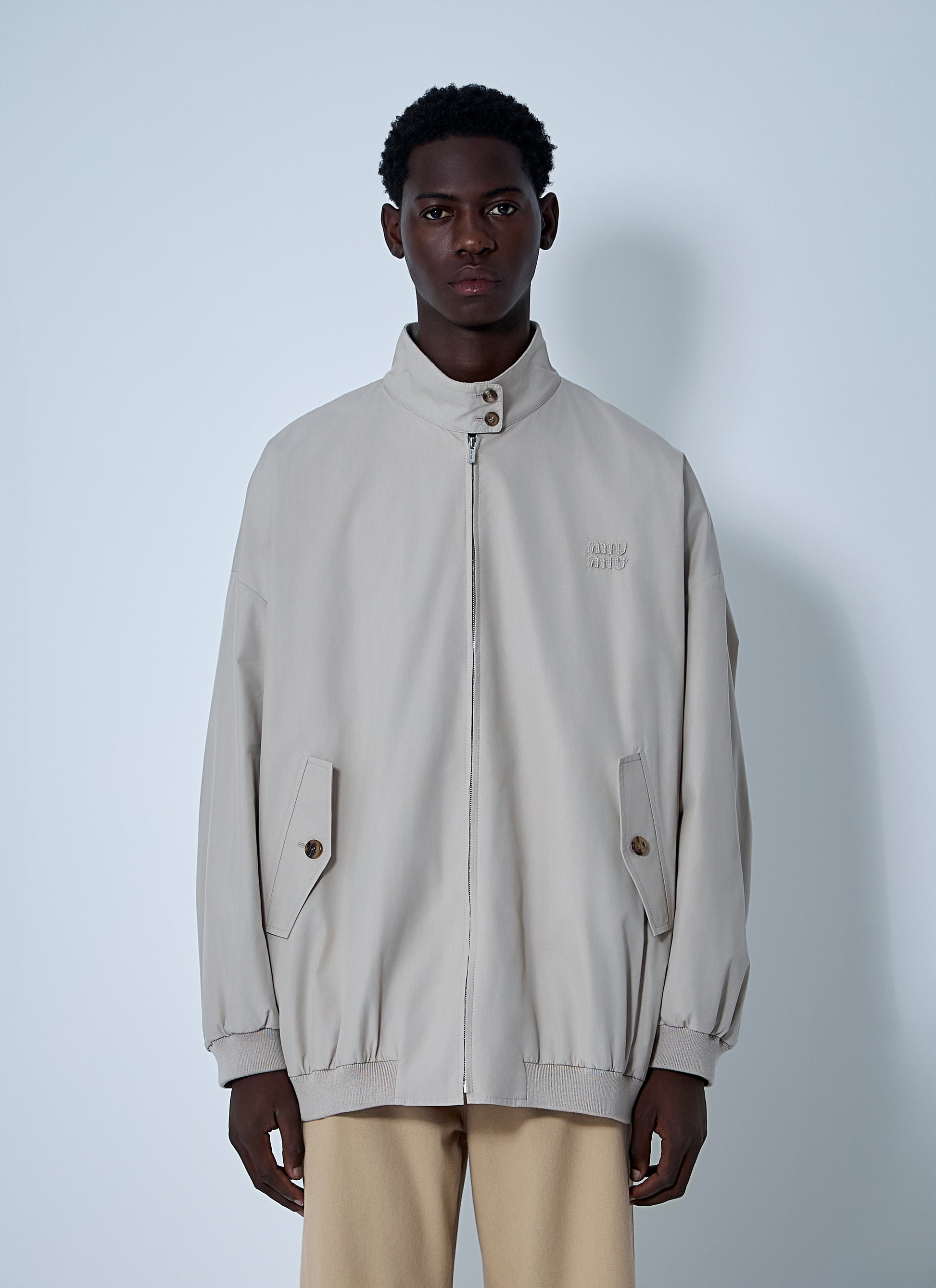 Miu Miu Men Panama Blouson Jacket MIU MIU