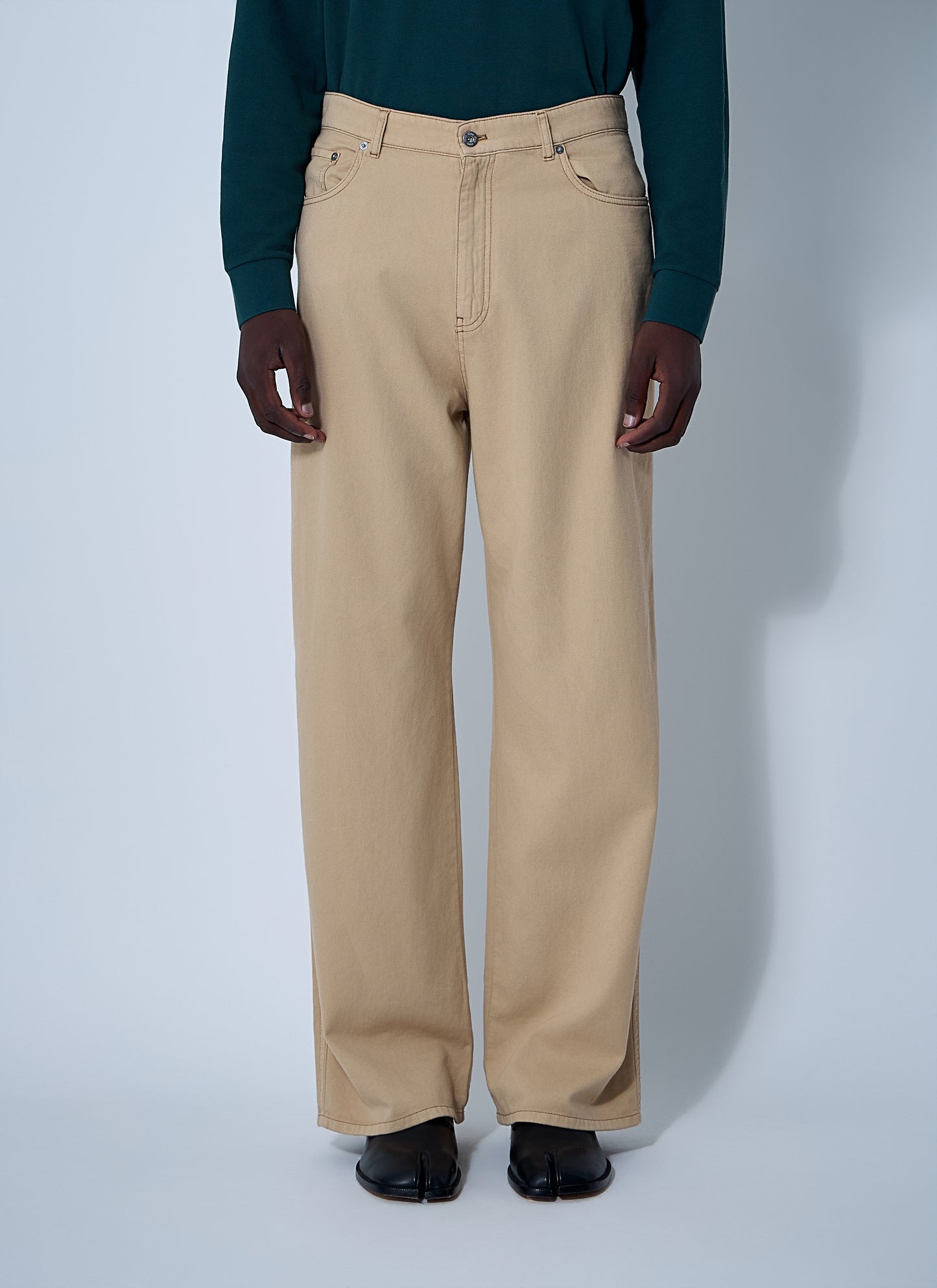 Miu Miu Men Logo Motif Jeans MIU MIU