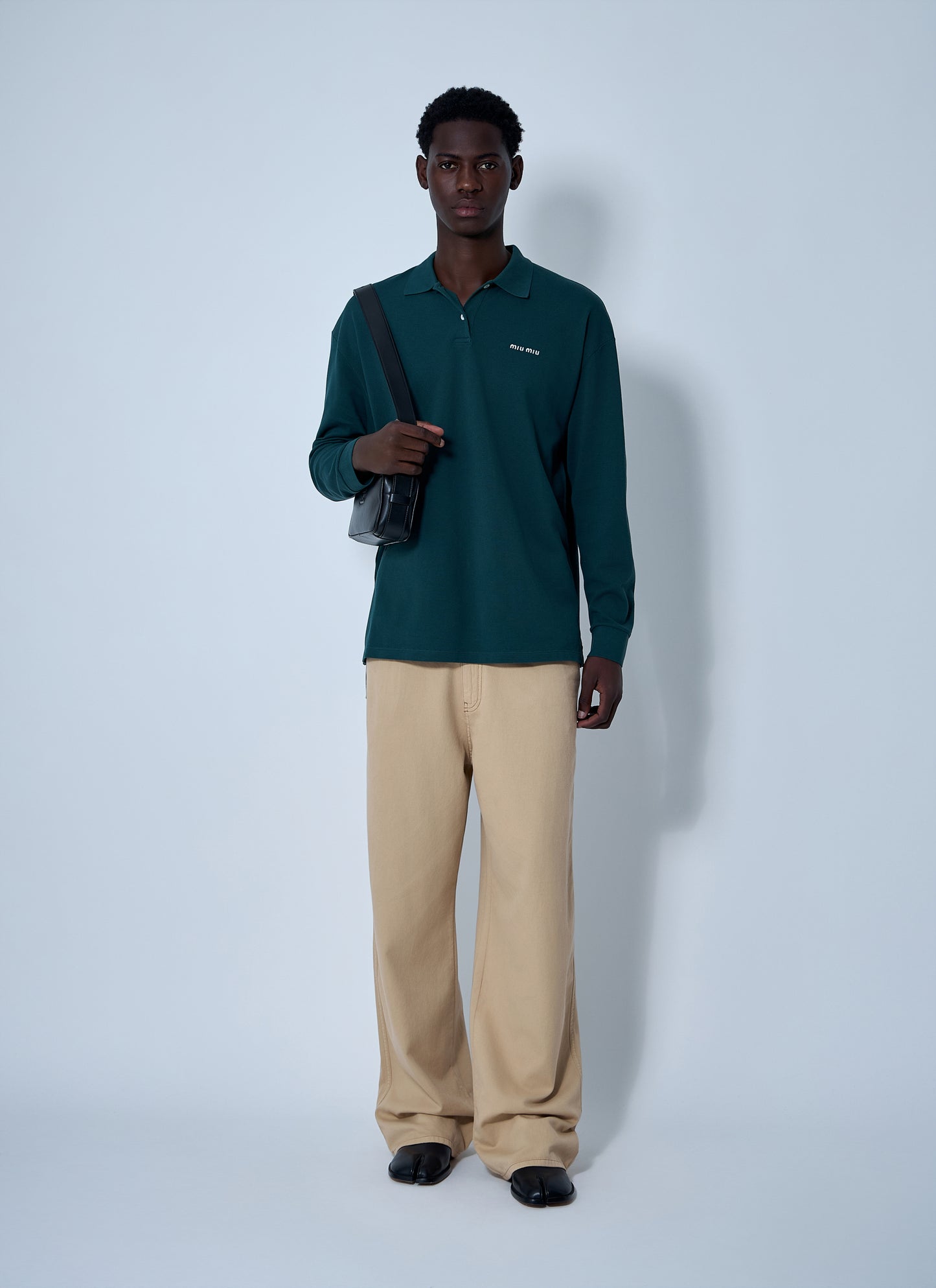 Miu Miu Men Logo Motif Jeans MIU MIU