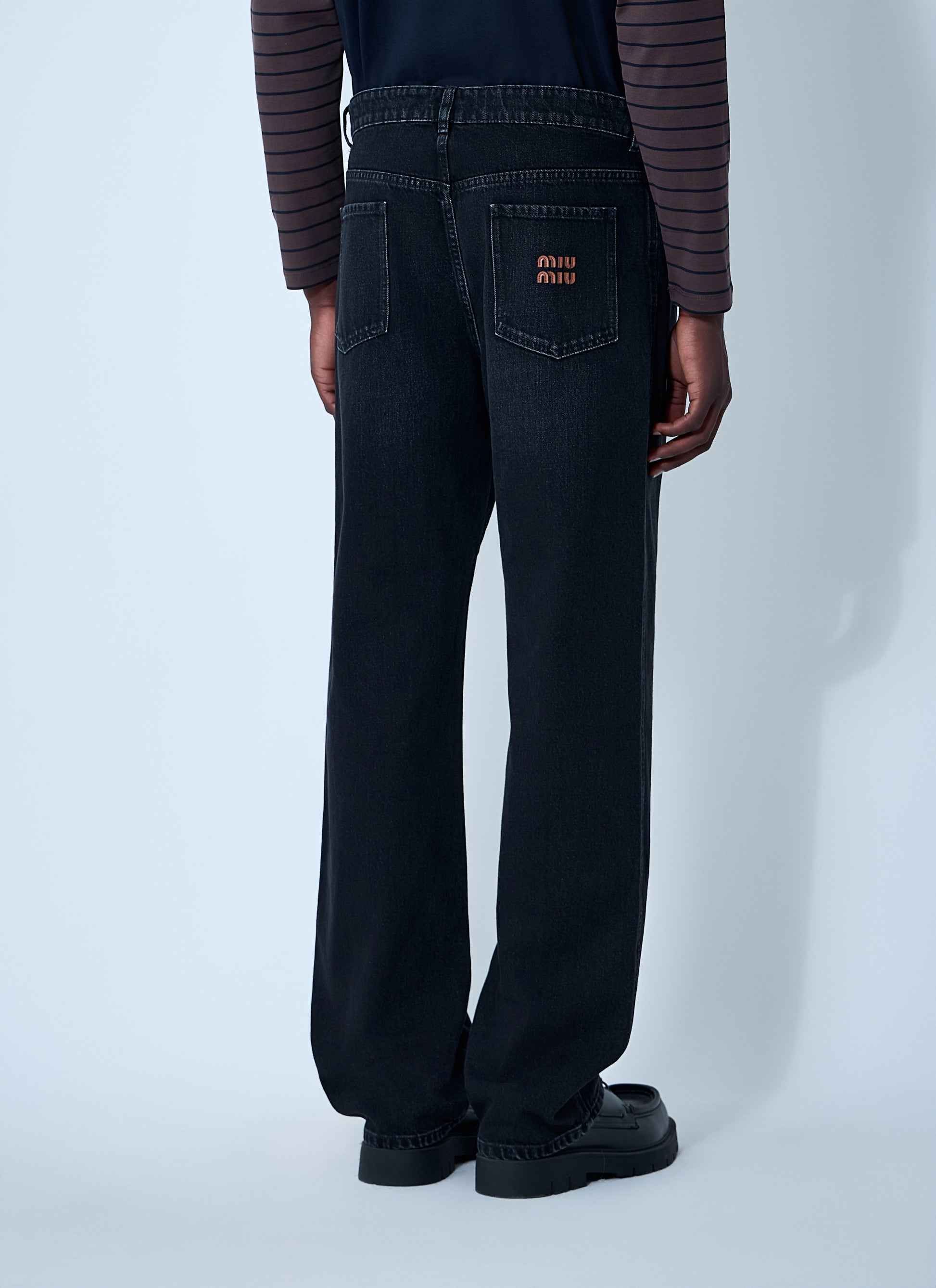 Miu Miu Men Five-Pocket Jeans MIU MIU