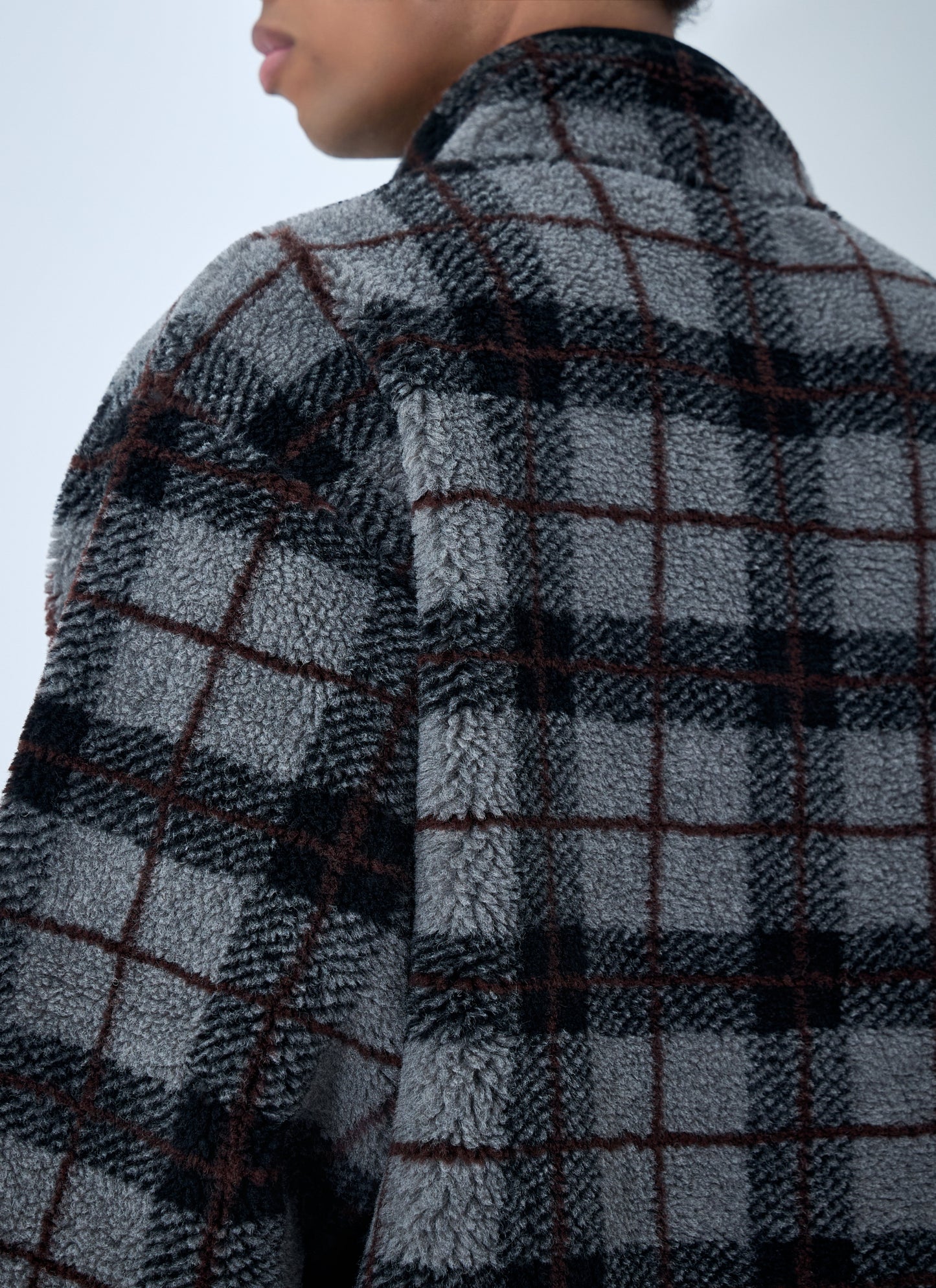 Miu Miu Women Checked Fleece Jacket
