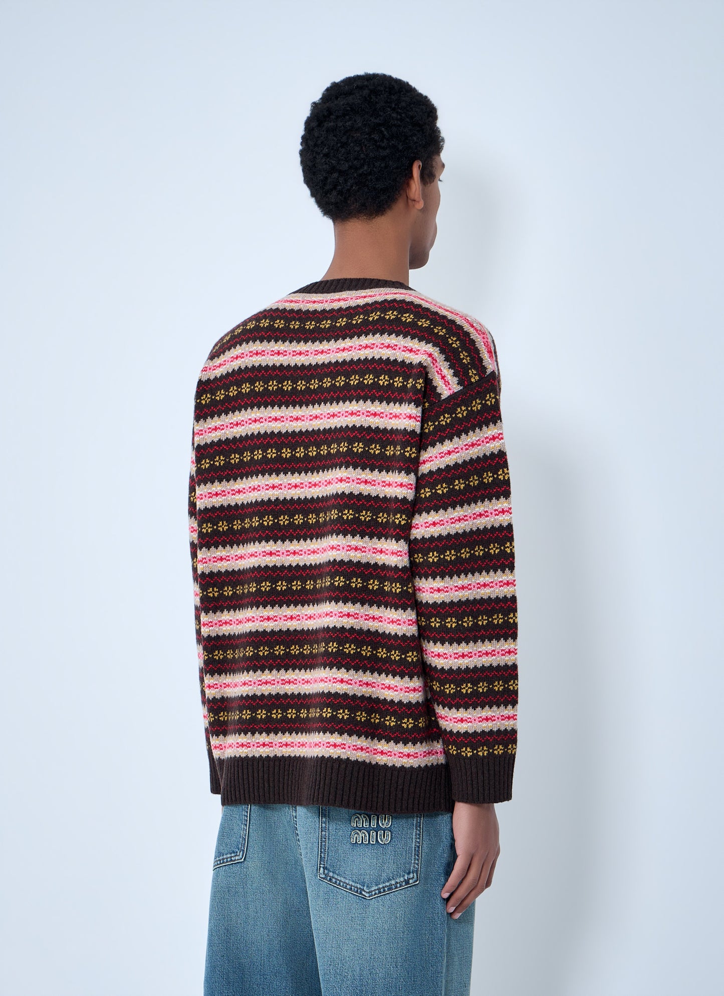 Miu Miu Men Fairisle Sweater MIU MIU