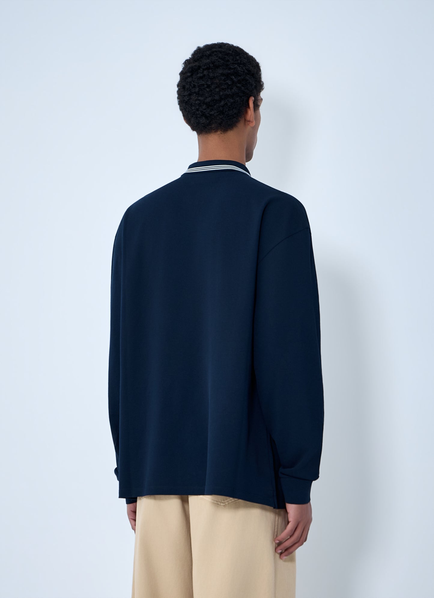 Miu Miu Men Half-Zip Polo Shirt MIU MIU