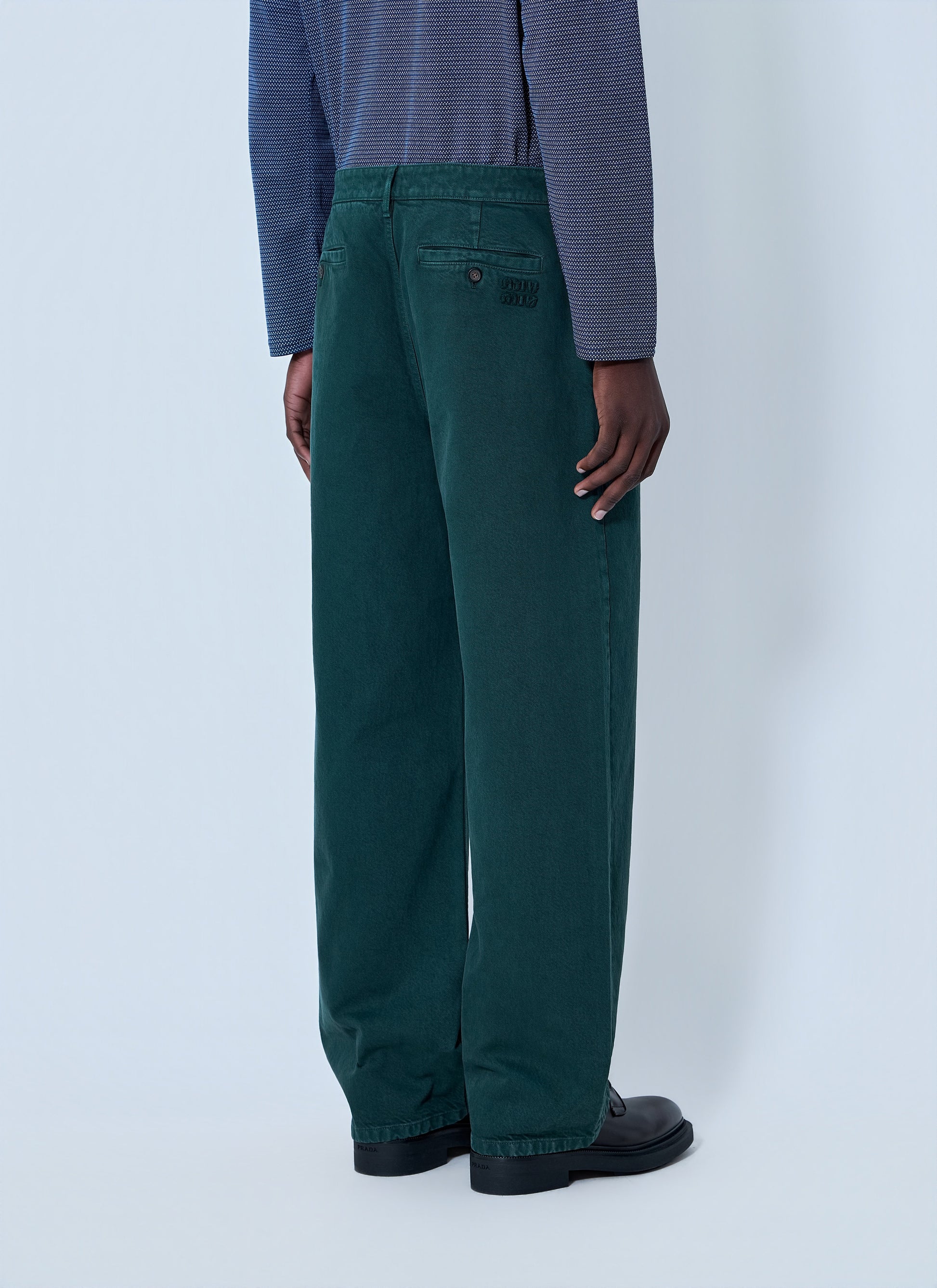 Miu Miu Men Relaxed-Fit Trousers MIU MIU