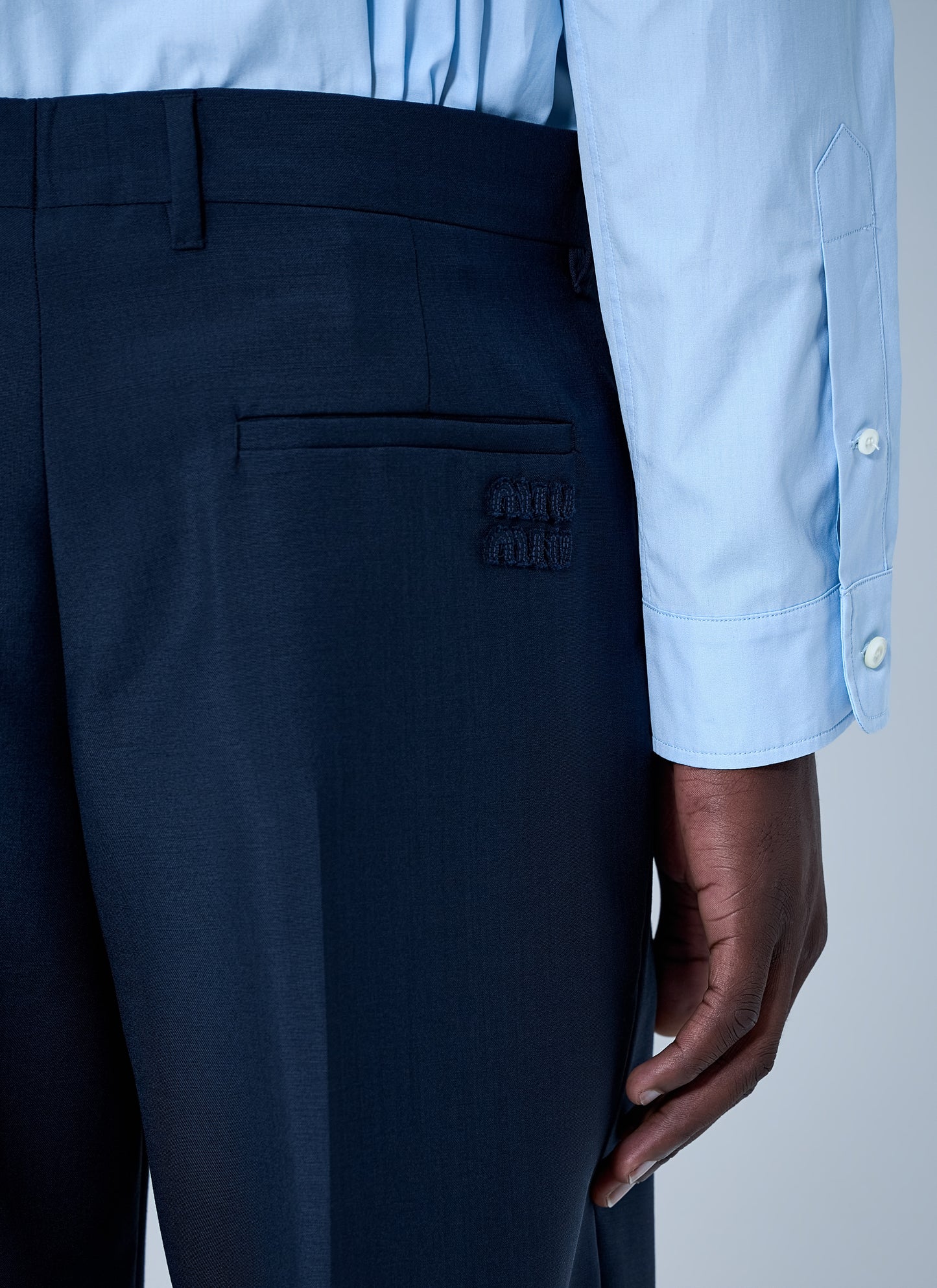 Miu Miu Men Tailored Wool Trousers MIU MIU