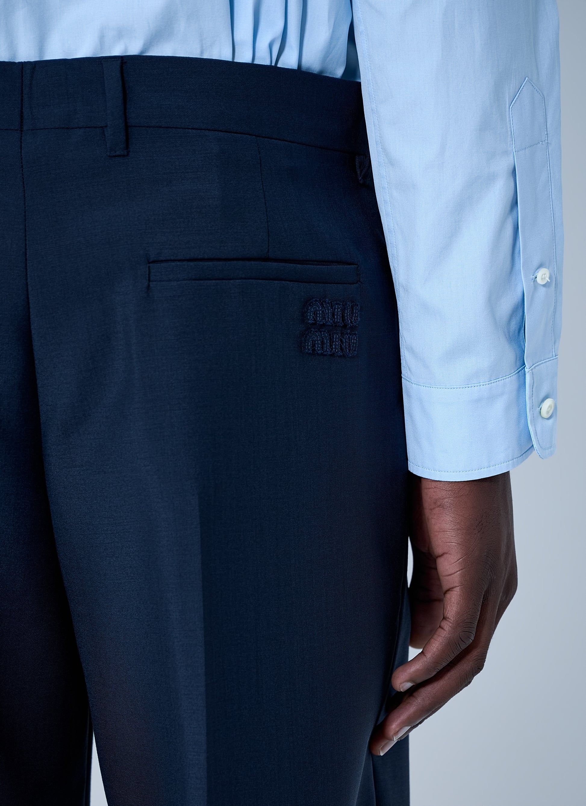 Miu Miu Men Tailored Wool Trousers MIU MIU