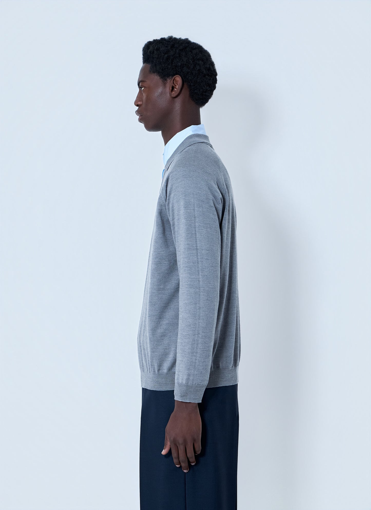 Miu Miu Men V-Neck Knit Sweater MIU MIU