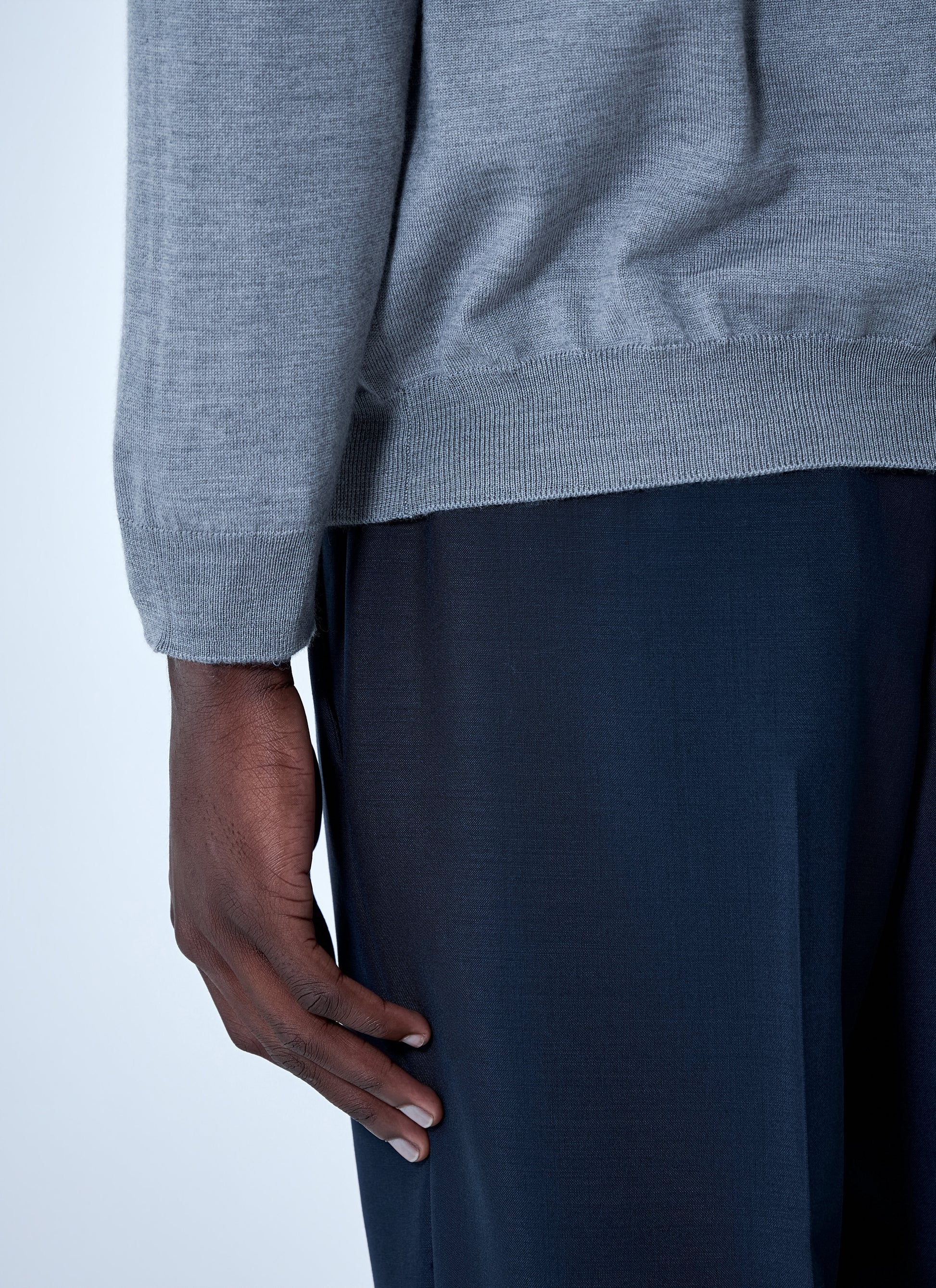 Miu Miu Men V-Neck Knit Sweater MIU MIU