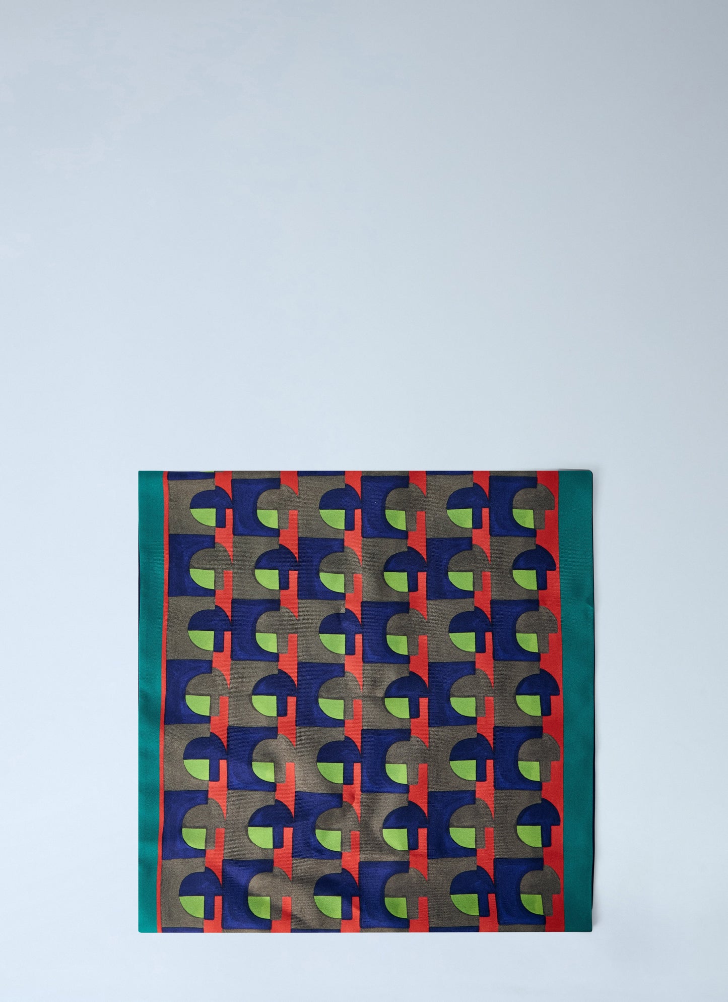 Miu Miu Men Printed Silk Scarf MIU MIU