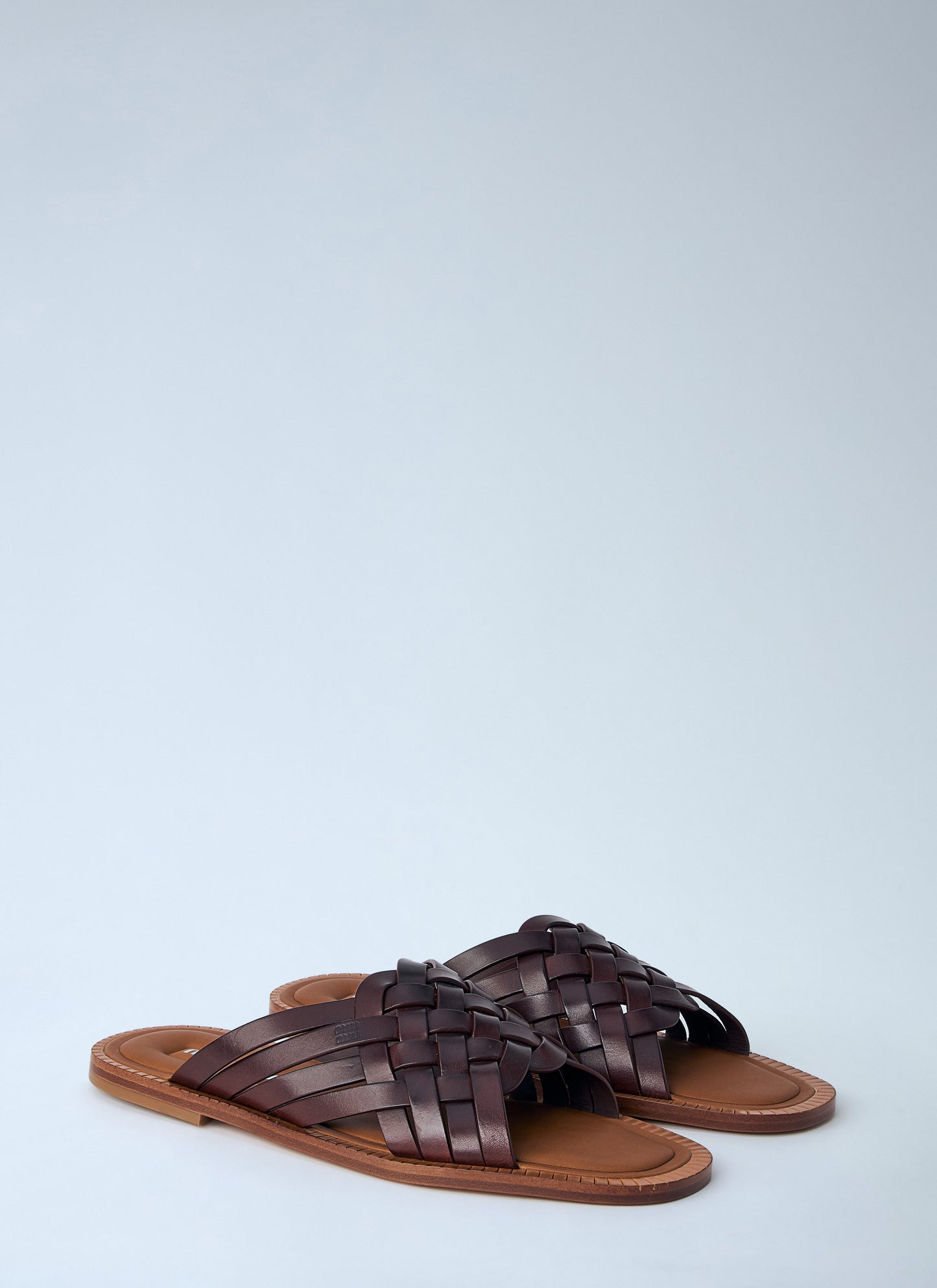 Miu Miu Men Woven Leather Sandals MIU MIU